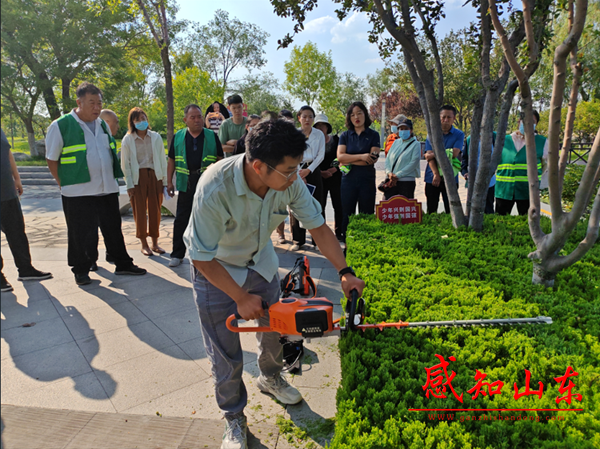 桓台县公园城市管理服务中心开展第三季度第三期园林行业培训