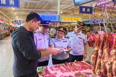 青岛市市场监管局开展节前流通领域肉类及肉类制品专项检查