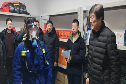 济南市应急管理局到起步区开展应急联防救援站验收考核工作