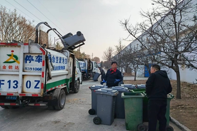 潍坊市园林环卫服务中心:低温寒潮天气来袭 餐厨垃圾收运安全有序