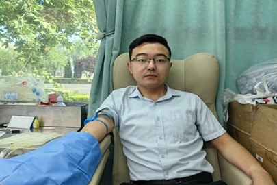 中国人民财产保险股份有限公司宁津支公司开展无偿献血活动